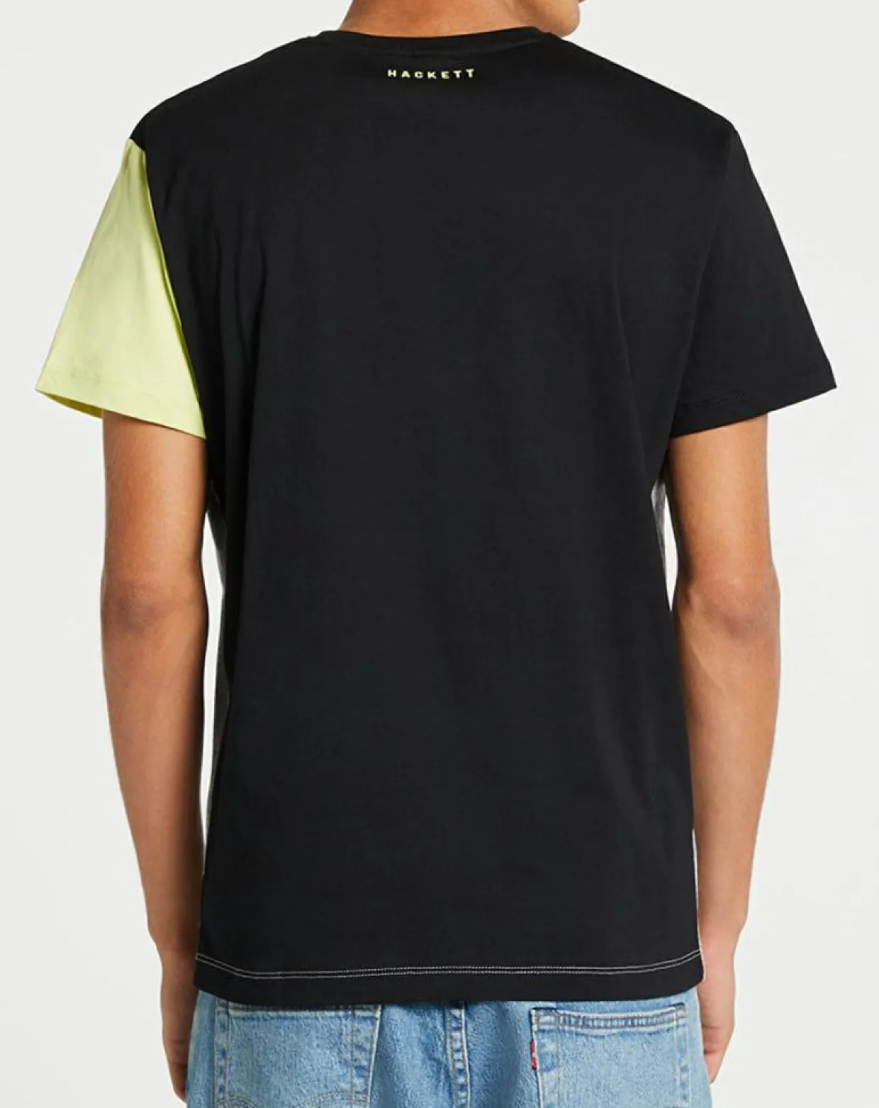 T-Shirt Aston Martin Racing rayé noir-Hackett London Outlet
