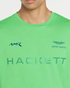 T-Shirt Aston Martin Racing vert fluo-Hackett London