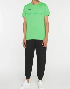 T-Shirt Aston Martin Racing vert fluo-Hackett London