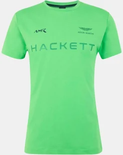 T-Shirt Aston Martin Racing vert fluo-Hackett London