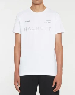 Homme Hackett London T-Shirts^T-Shirt Aston Martin Racing blanc