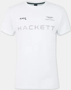 Homme Hackett London T-Shirts^T-Shirt Aston Martin Racing blanc