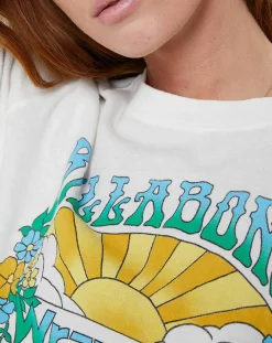 Femme Billabong T-Shirts^T-Shirt x Wrangler Made It blanc