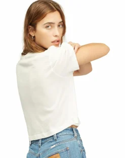 Femme Billabong T-Shirts^T-Shirt x Wrangler Made It blanc
