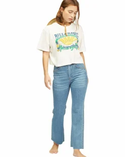 Femme Billabong T-Shirts^T-Shirt x Wrangler Made It blanc