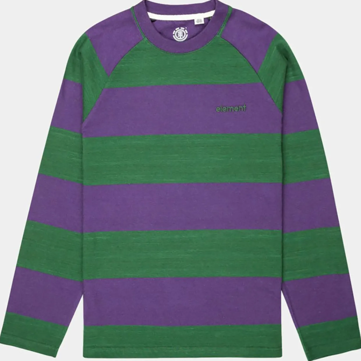 T-Shirt Blunt 3.0 rayé Ls vert/violet-Element Online