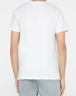Homme Replay T-Shirts^T-Shirt box logo blanc