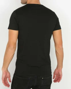 T-Shirt Col rond noir-Mare Discount