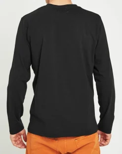 Homme Country Classics by MCS T-Shirts^T-Shirt col tunisien noir