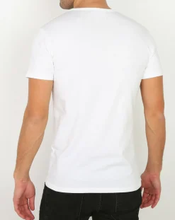 Homme Mare T-Shirts^T-Shirt Col V blanc