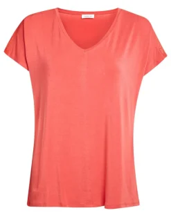 T-Shirt col V pêche-Femilet Best