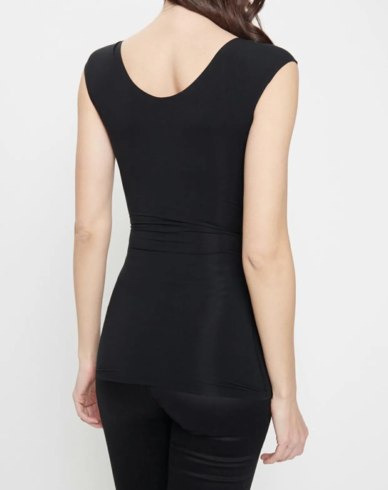 Femme Wolford T-Shirts^T-Shirt Coton Contour noir