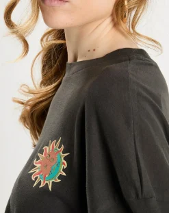Femme Billabong T-Shirts^T-Shirt cropped Boyfriend noir