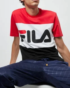 T-Shirt Day rouge/noir/blanc-Fila Online
