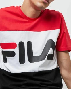 T-Shirt Day rouge/noir/blanc-Fila Online