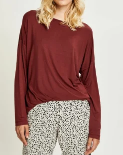 Femme Femilet Lingerie, Nuit^T-Shirt de pyjama acajou