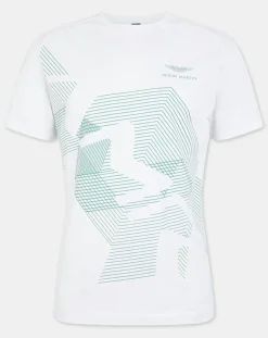 T-Shirt Design Aston Martin Racing blanc-Hackett London Hot