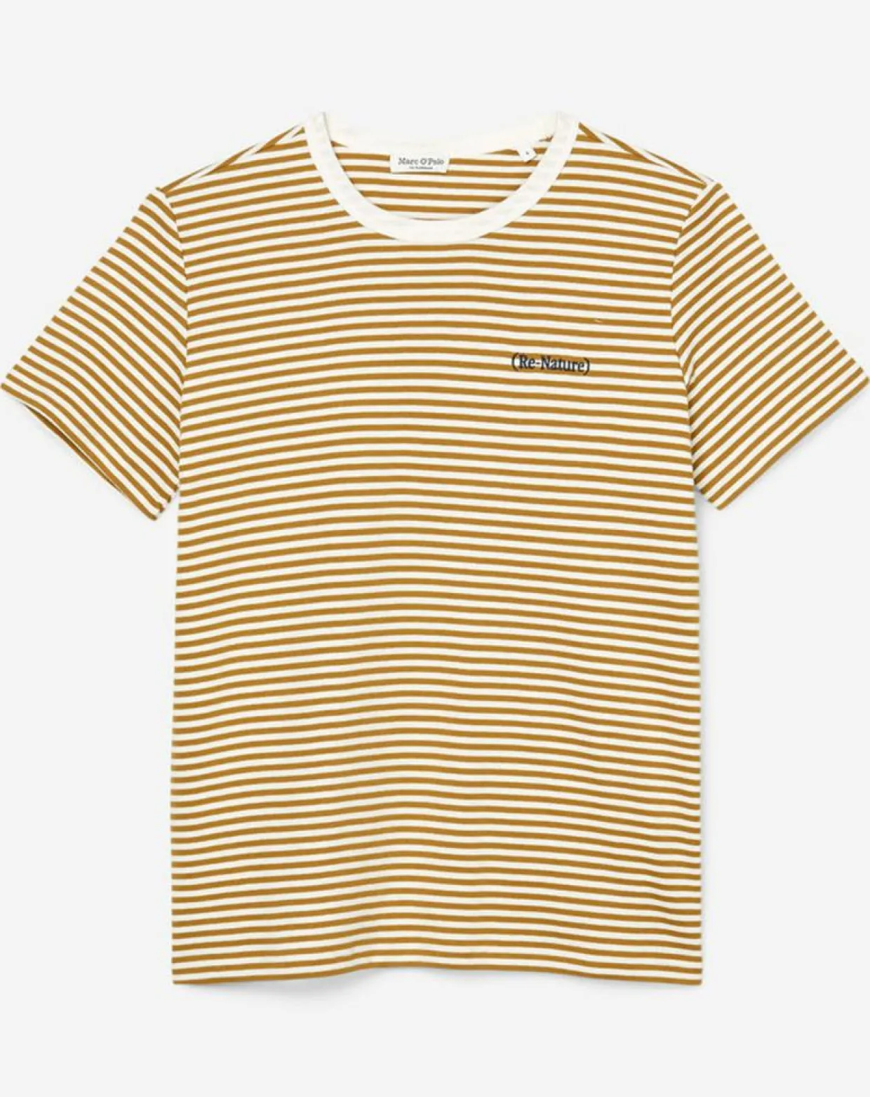 Femme Marc O'Polo T-Shirts^T-Shirt en Coton à rayures marron/blanc