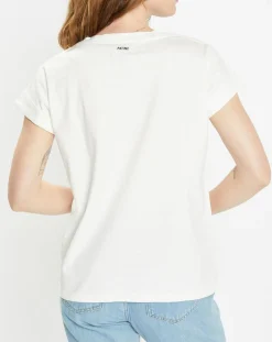 T-Shirt en Coton Bio Sisters blanc-Galeries Lafayette New