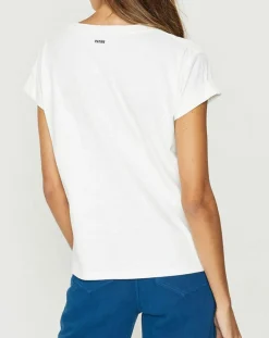 T-Shirt en Coton Bio Sisters blanc-Galeries Lafayette New