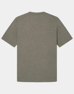 T-Shirt en Jersey kaki-Hackett London Outlet