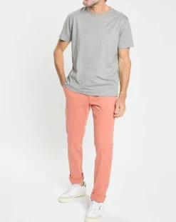 Homme Hackett London T-Shirts^T-shirt en Jersey Regular Fit Rib gris
