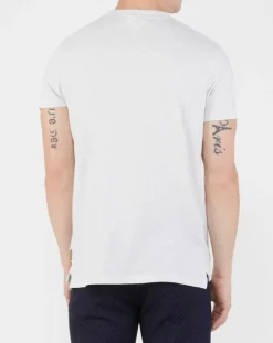T-Shirt en Jersey See You Later blanc-Scotch & Soda