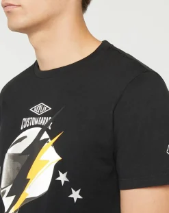 T-Shirt Flash Ride Hard noir-Replay Discount