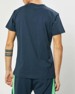 Homme Hackett London T-Shirts^T-Shirt Fluo Aston Martin Racing bleu marine
