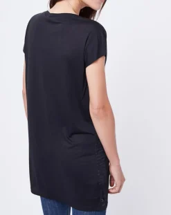 T-Shirt Gazette noir/gris-John Galliano Online