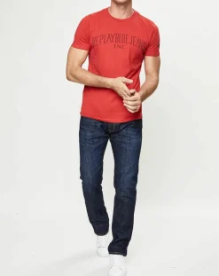 Homme Replay T-Shirts^T-Shirt Gfg Logo rouge