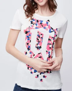 Femme John Galliano T-Shirts^T-Shirt imprimé blanc cassé/multicolore
