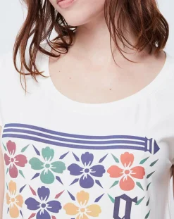 Femme John Galliano T-Shirts^T-Shirt imprimé blanc cassé/multicolore