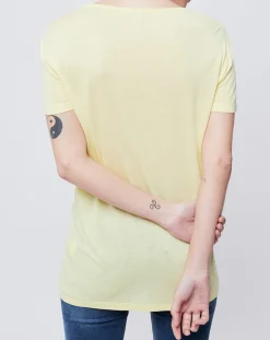 Femme John Galliano T-Shirts^T-Shirt imprimé girafe jaune poussin