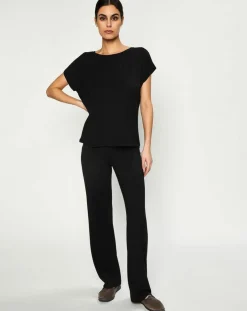 T-Shirt Jeanne noir-Huit Sale