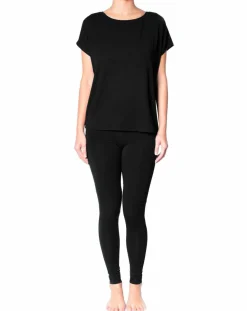 T-Shirt Jeanne noir-Huit Sale