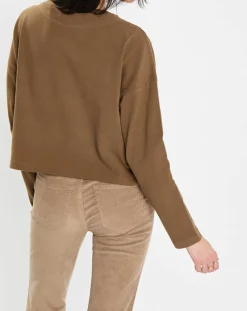 T-Shirt jersey stretch marron-Marc O'Polo Online