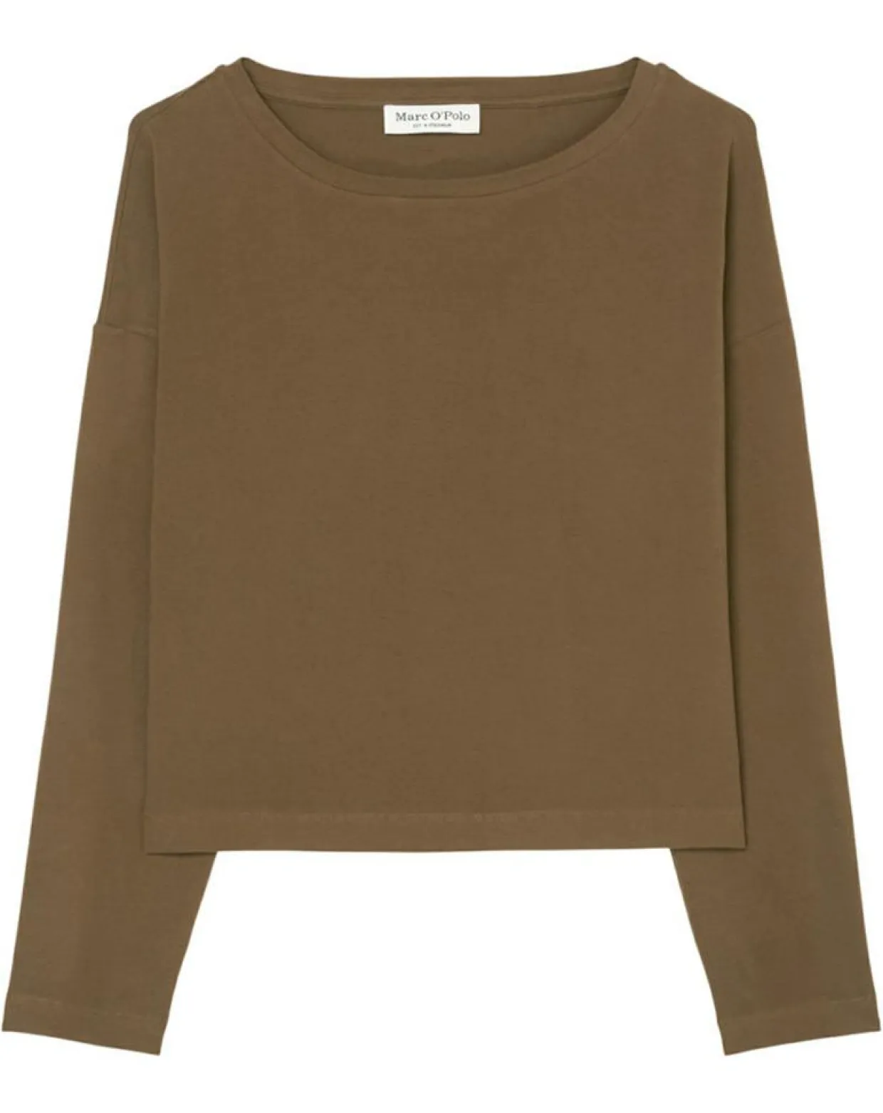 T-Shirt jersey stretch marron-Marc O'Polo Online