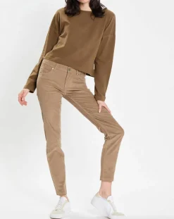T-Shirt jersey stretch marron-Marc O'Polo Online