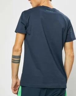 T-Shirt Logo Aston Martin Racing bleu marine-Hackett London Hot