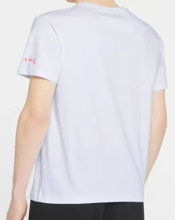 Homme Hackett London T-Shirts^T-Shirt Logo Aston Martin Racing blanc