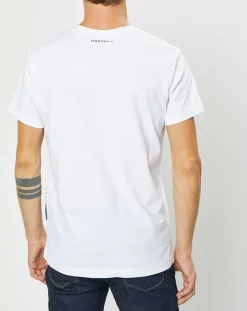 Homme Hackett London T-Shirts^T-Shirt Logo Aston Martin Racing blanc