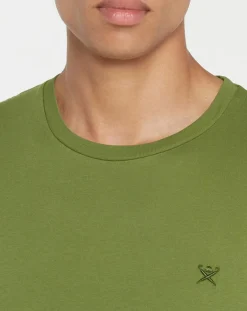 Homme Hackett London T-Shirts^T-Shirt Logo kaki