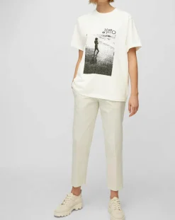 Femme Marc O'Polo T-Shirts^T-Shirt logo mop blanc