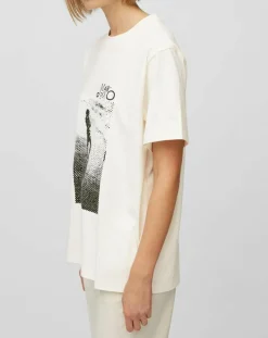 Femme Marc O'Polo T-Shirts^T-Shirt logo mop blanc
