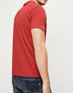 Homme Replay T-Shirts^T-Shirt Logo rouge