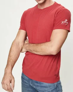 T-Shirt Logo Side rouge-Replay Hot