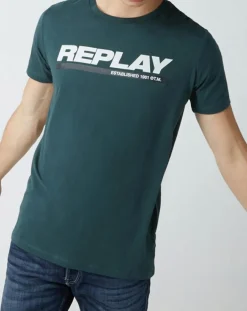T-Shirt Logo vert-Replay