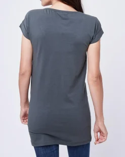Femme John Galliano T-Shirts^T-Shirt Long gris ardoise