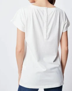 Femme John Galliano T-Shirts^T-Shirt Long imprimé blanc cassé/noir/rose